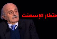 جنبلاط وإحتكار الإسمنت سرقة لكل بيت لبناني